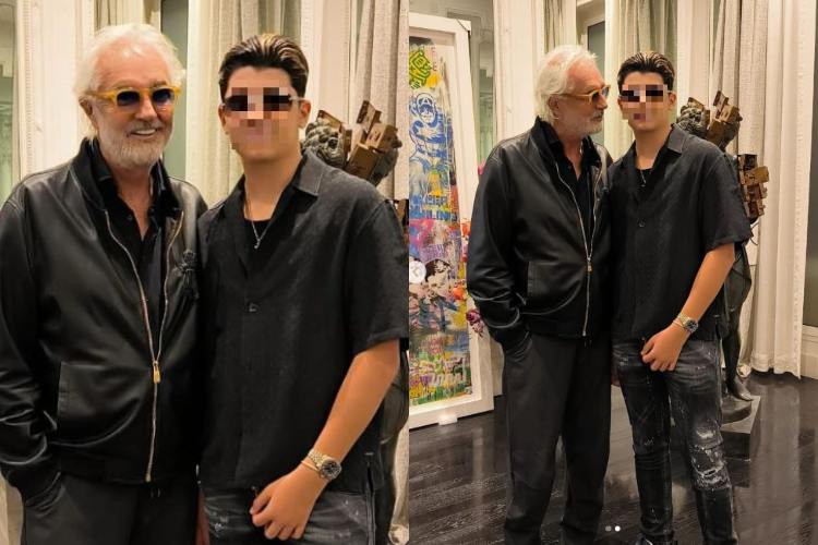 Flavio Briatore ecco tutte le somiglianze col figlio Nathan